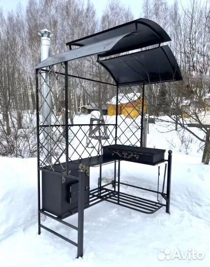 Мангал С крышей