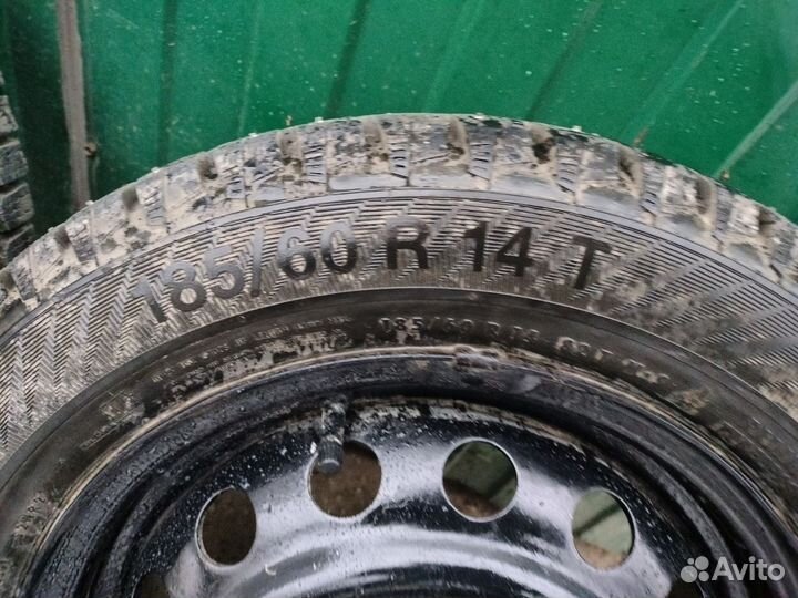 Колеса зима 185 60 R14,4x100, акцент,нексия,ланос