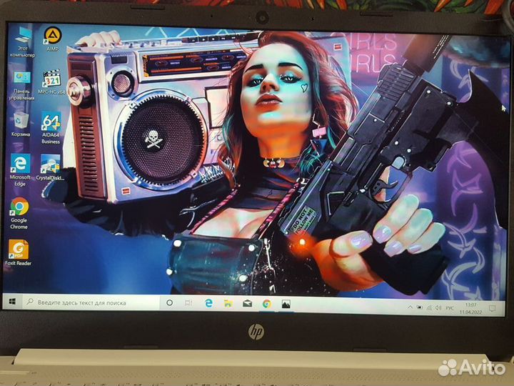 Красивый ноутбук HP 14 дюймов