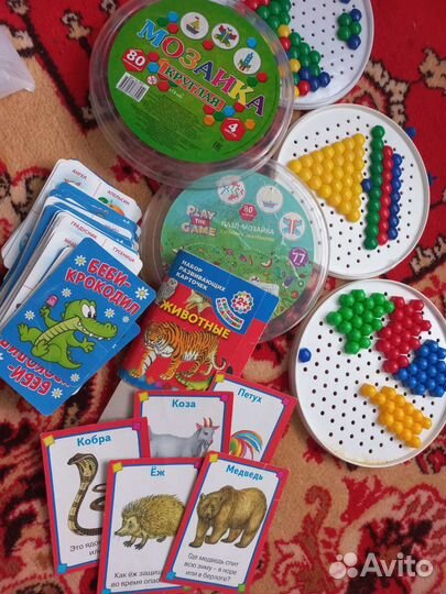 Набор развивающих игр 2+