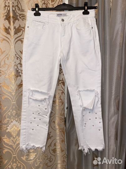 Джинсы белые Zara