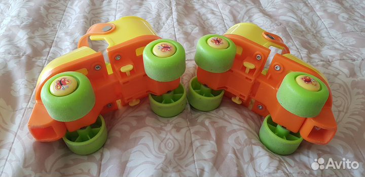 Роликовые коньки детские раздвижные