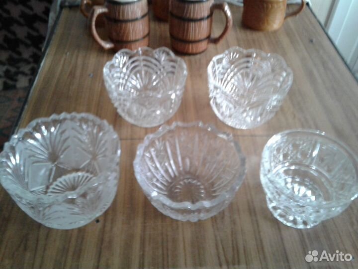 Ваза хрустальная