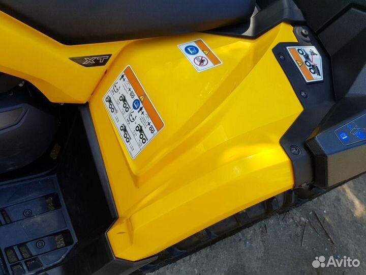 Крыло заднее желтое BRP CAN-AM Outlander 6Х6 XT