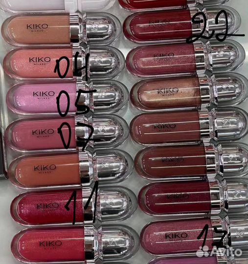 Блеск помада для губ kiko