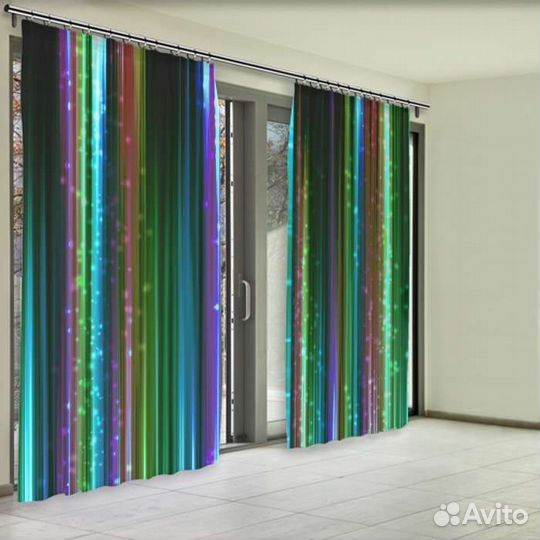Фотошторы Неоновая Радуга