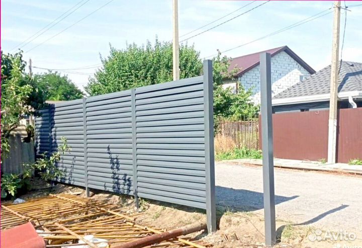Панельные ограждения Заборы Ранчо