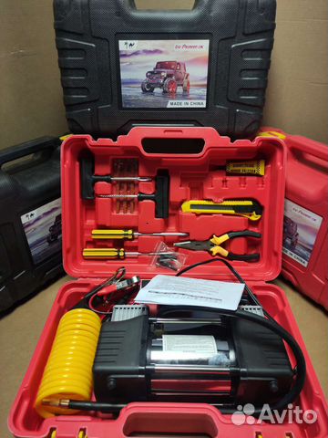 Набор инструментов компрессор два цилиндра