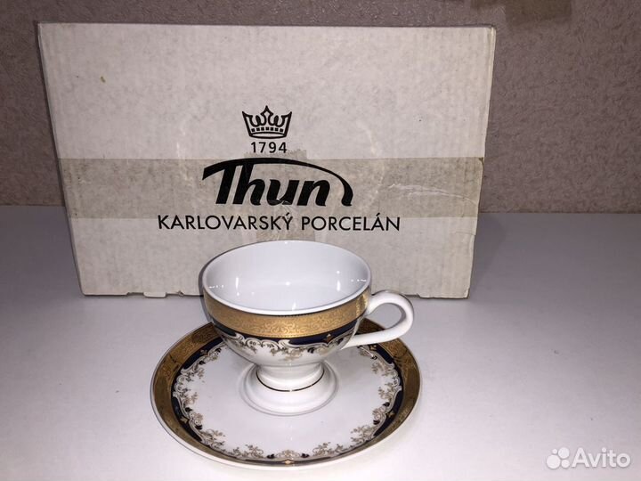 Чайная пара/Чайный сервиз/Bohemia Christine