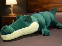 Большая мягкая игрушка крокодил