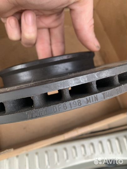 Диски тормозные TRW DF6198 на Хендай Солярис