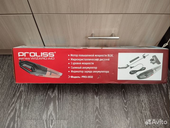 Вертикальный пылесос proliss