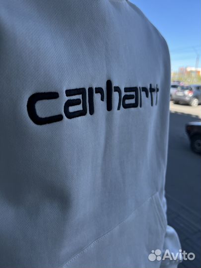 Худи Carhartt (белый) b-4896