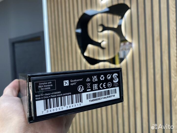 Новые Marshall minor 3 Black