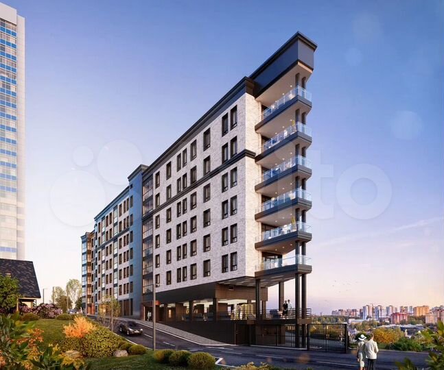 1-к. квартира, 46 м², 6/6 эт.