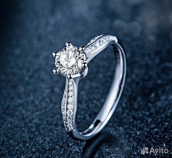 Помолвочное Новое Золотое Кольцо 585