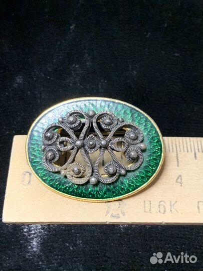 Винтажная советская брошь