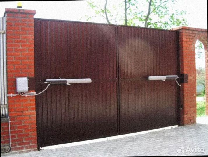 Автоматические распашные ворота