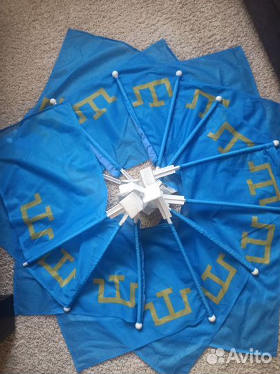 Крымскотатарский флаг. Автофлаги