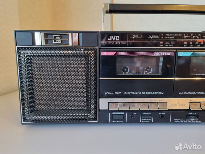 Кассетный магнитофон jvc pc-w35