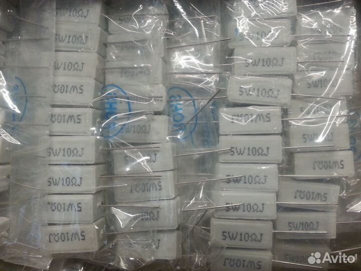 SQP 5 Вт 10 Ом, 5, Резистор проволочный мощный