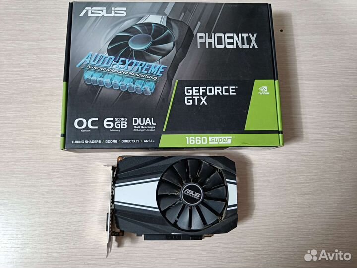 Asus Phoenix OC 1660 Super, 6gb gddr-6