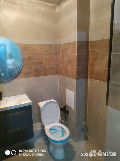 Ремонт ванных комнат под ключ, санузел под ключ