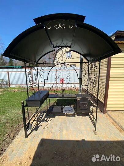 Мангал в стиле лофт