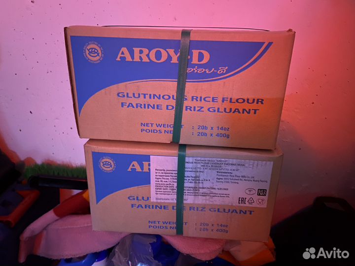 Рисовая мука клейкая aroy-d