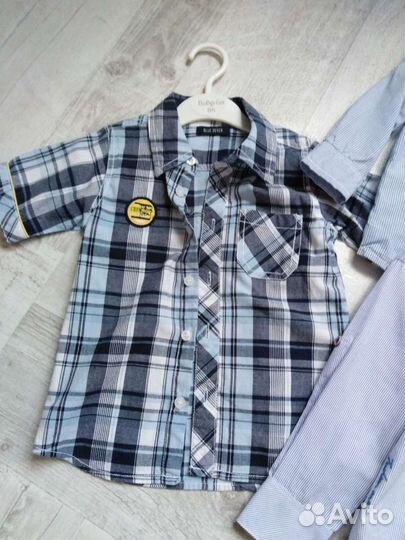 Рубашка на мальчика от 80 до 104 рост