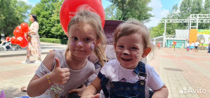 Аквагрим Блеск тату Анимация