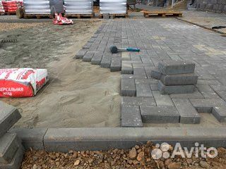 Укладка брусчатки