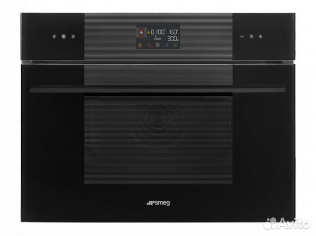 Компактный духовой шкаф с свч Smeg SO4102M1B3