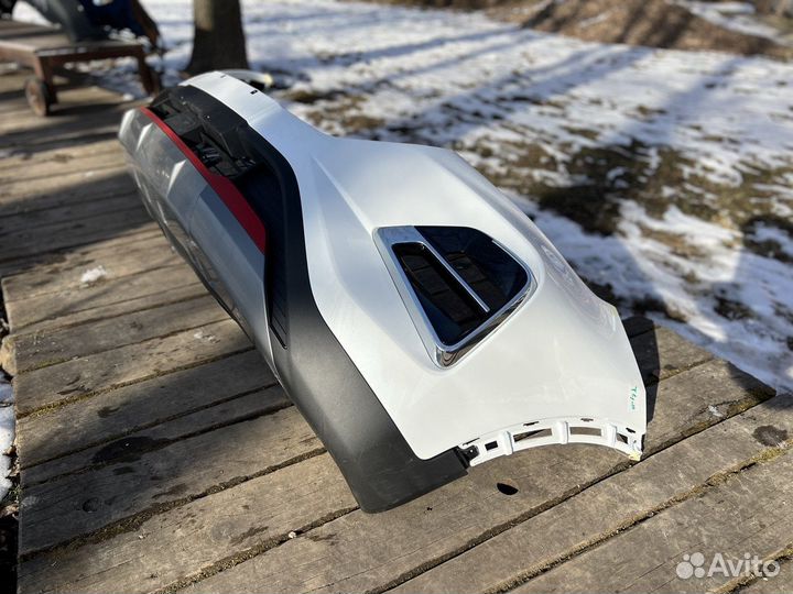 Бампер Chery Tiggo 4 pro (в сборе) (Искрящийся бел