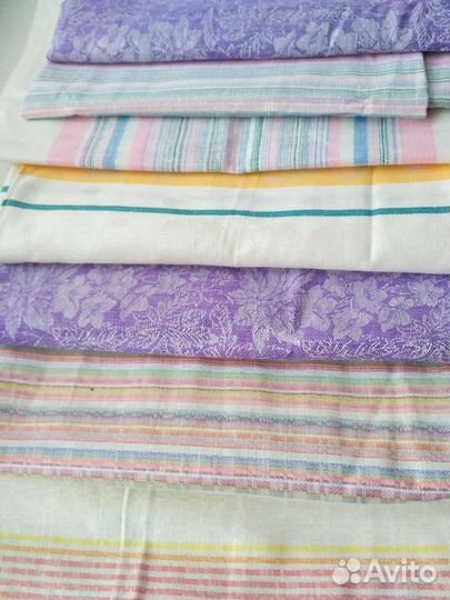 Льняные Жаккардовые полотенца СССР новые