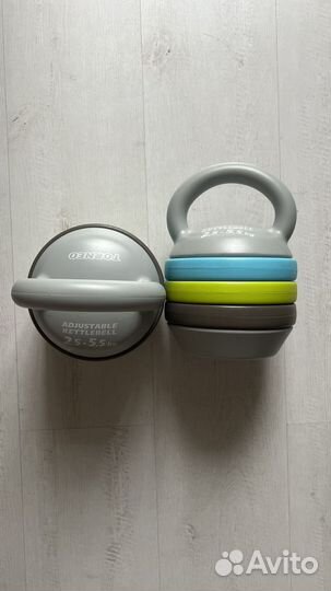 Гири 2,5-5,5 кг наборная Torneo