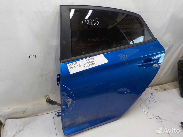 Дверь hyundai solaris 2 задняя левая