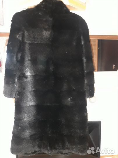 Шуба норковая 46 48 черная