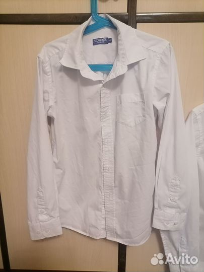 Рубашки пакетом 140 рр на мальчика 5шт
