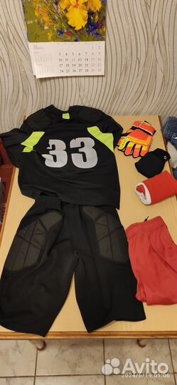 Футбольная вратарская форма для мальчика 146 152