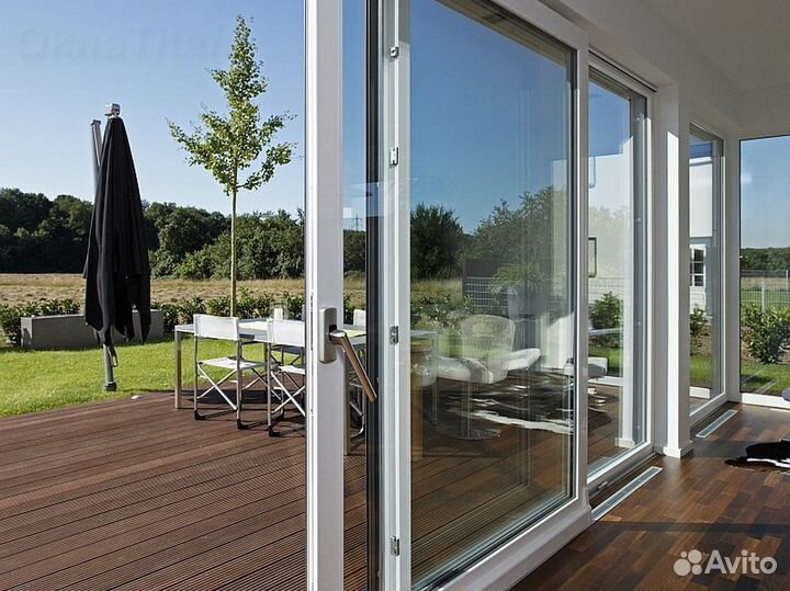 Раздвижные стеклянные перегородки