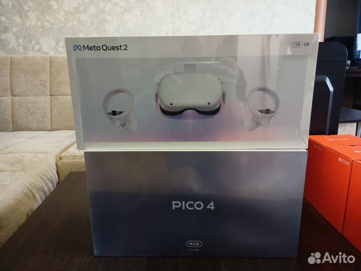 Quest 2, Pico 4, 128 GB, 256 GB, новые