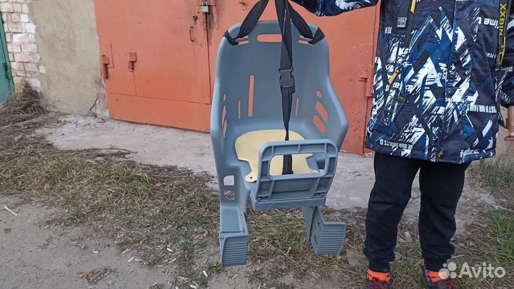 Детское велокресло на багажник бу