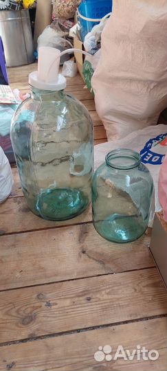 Банка 10 литров стеклянная