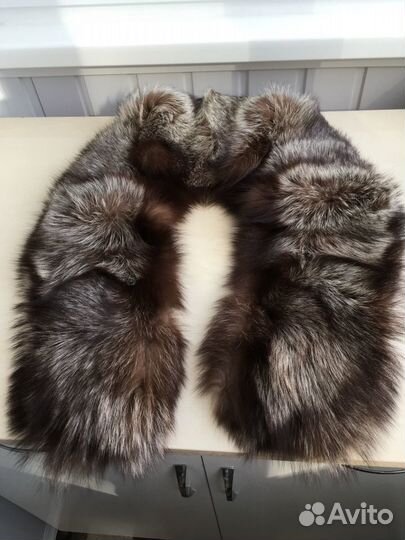 Воротник из чернобурой лисы