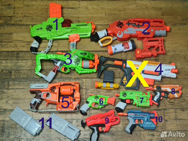 Бластеры, пистолеты nerf / нерф