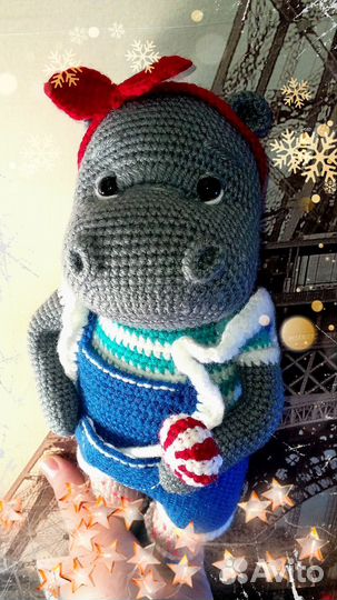 Игрушка бегемот