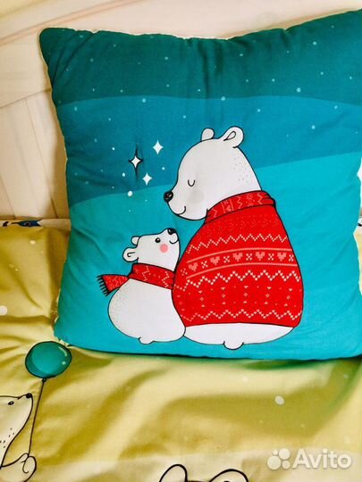 Новые Плед и декоративная подушка