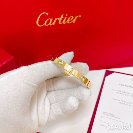 Браслет Cartier из золота 750 пробы и бриллиантов