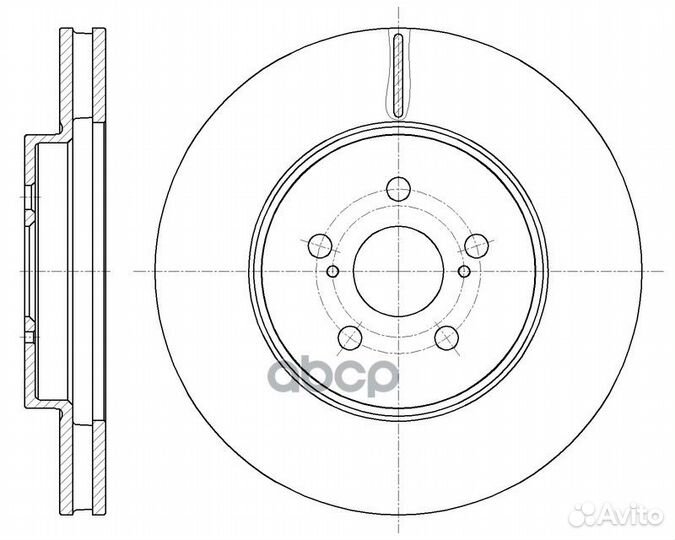 Диск тормозной вентилируемый G-brake GR-20623